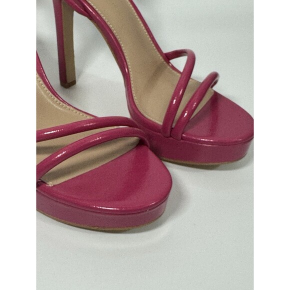 New BCBG KENDI VIVA STRAPPY PINK WOMEN'S HEELS Size 7 - Picture 9 of 15